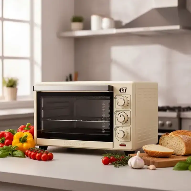 Horno eléctrico 65lts | Crema | Lusqtoff - Imagen 3